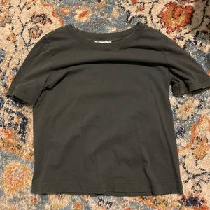 washed black zara tshirt